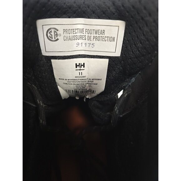Helly Hansen Men's 6” FreshTech Steel Toe Work Boots HHS232001 Black Size 11M - Picture 4 of 7